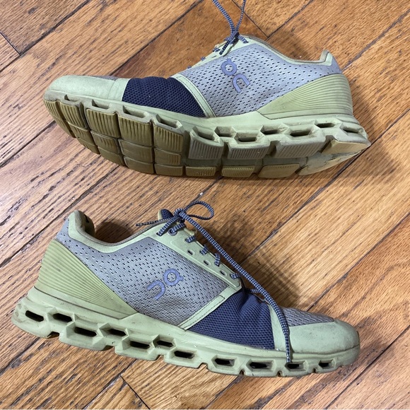On Cloudstratus Running Sneakers in Pistachio/Grey Size 10.5 - Picture 11 of 11